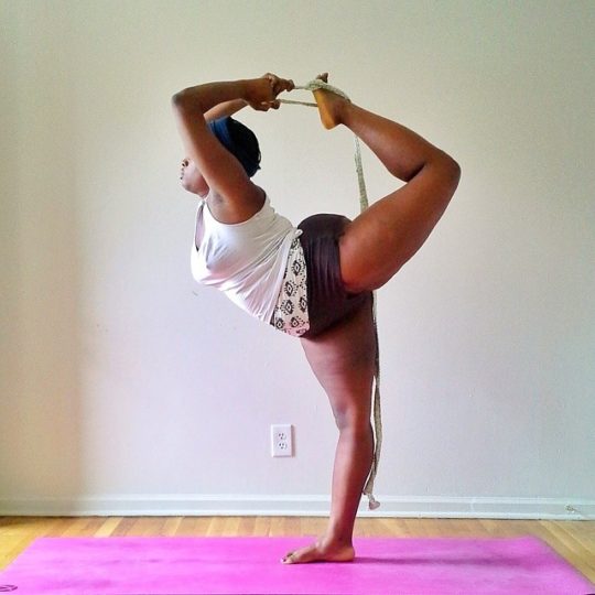 Yoga teacher Jessamyn Stanley