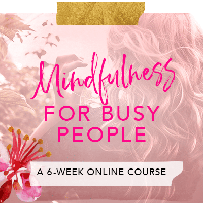 Mindfulness for busy people online course